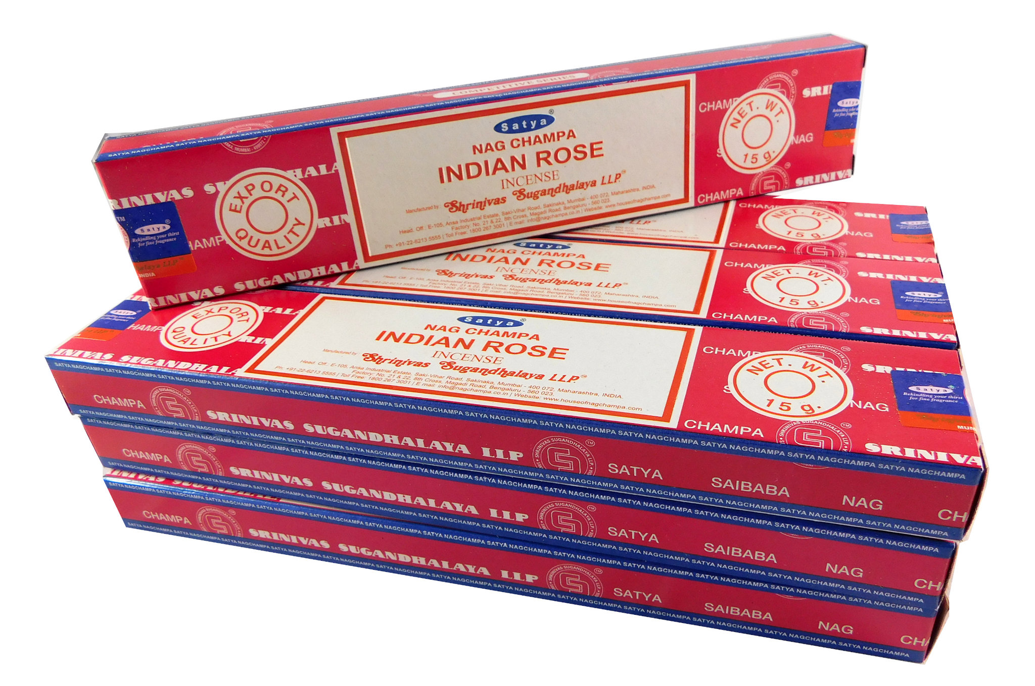 Satya Räucherstäbchen Indian Rose 12 Packs a 15g, Bild 4