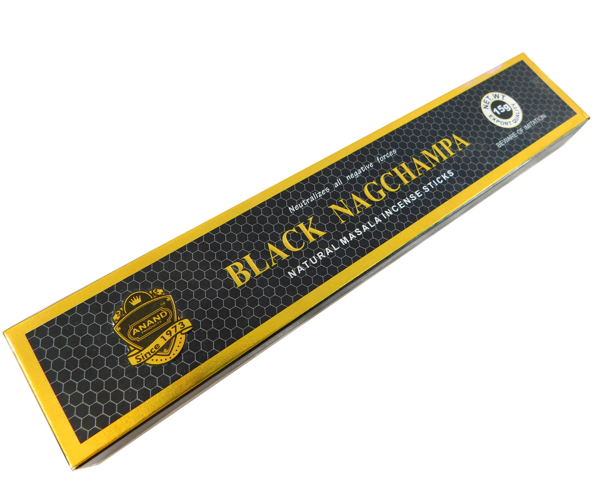 Bild von Räucherstäbchen Anand Black Nag Champa 15g. Ca. 15 Incence Sticks