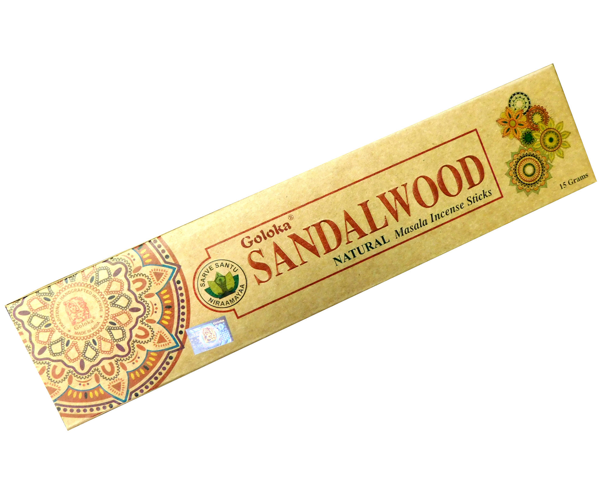 Bild von Räucherstäbchen Goloka Sandalwood Natural