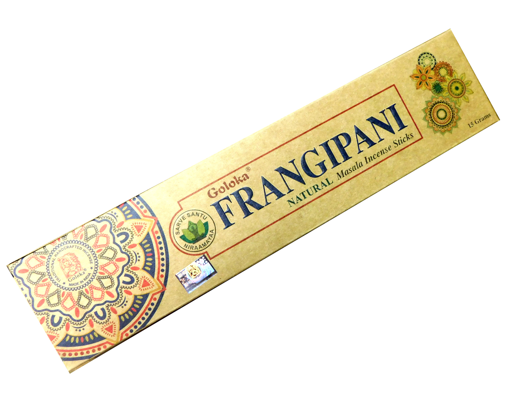 Räucherstäbchen Goloka Frangipani Natural, Bild 1