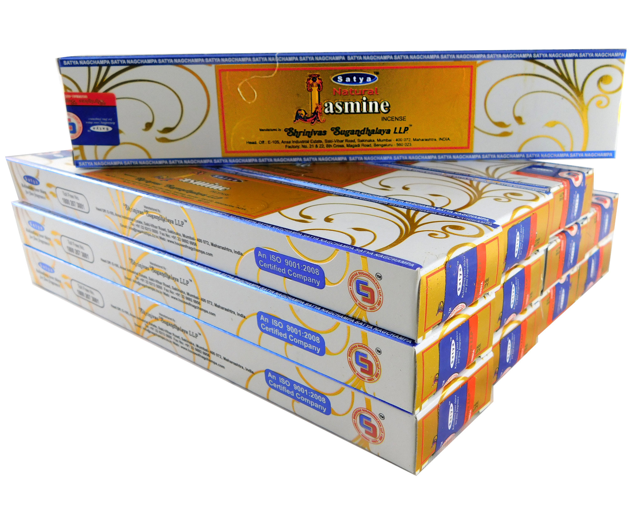 Bild von Satya Räucherstäbchen Natural Jasmine 12 Packs a 15g