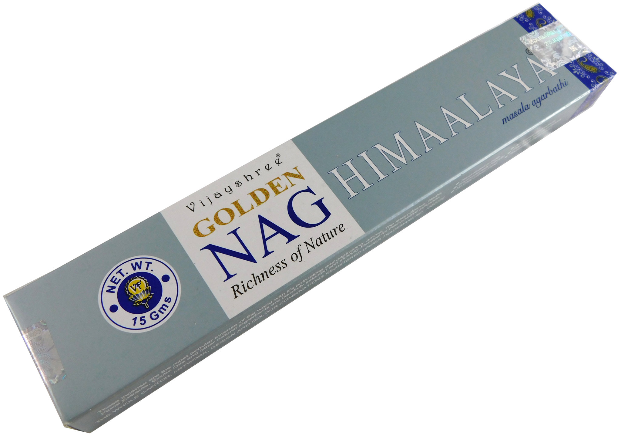 Bild von Räucherstäbchen Golden Nag Himalaaya von Vijayshree 15g Packung. Ca. 15 Incence Sticks
