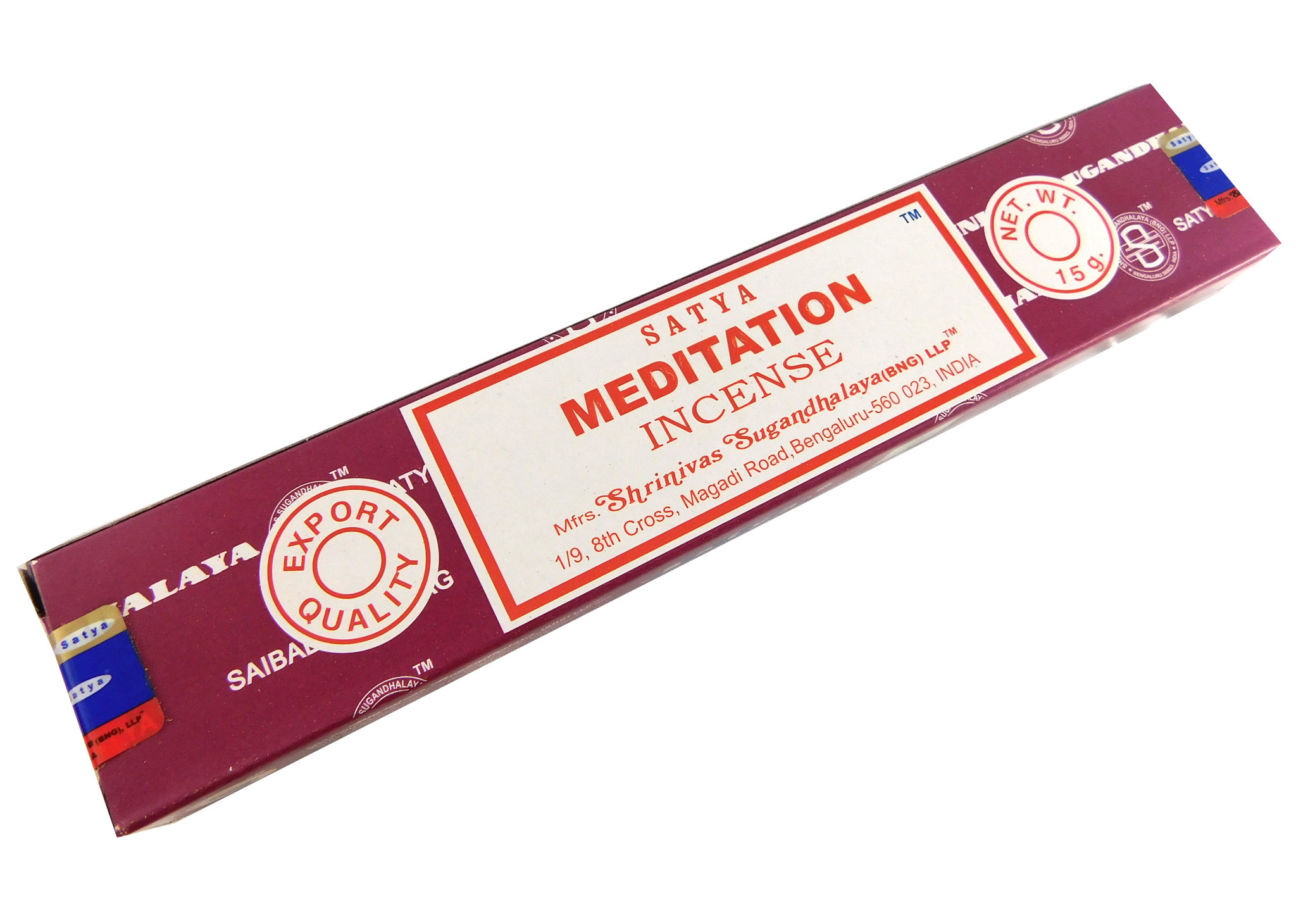 Bild von Räucherstäbchen Meditation von Satya 15g Packung. Ca. 15 Incence Sticks