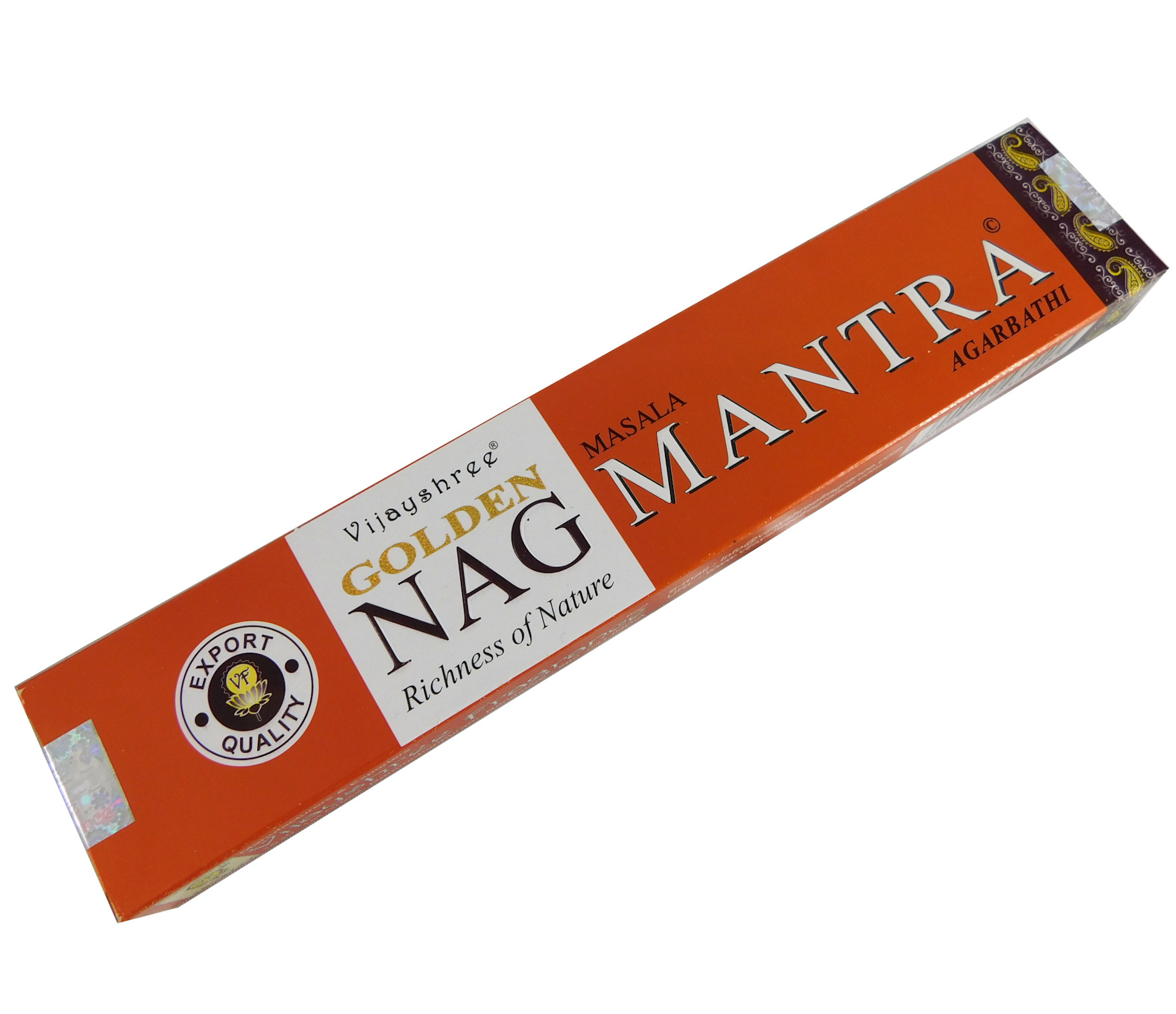 Bild von Räucherstäbchen Golden Nag Mantra von Vijayshree 15g Packung. Ca. 15 Incence Sticks