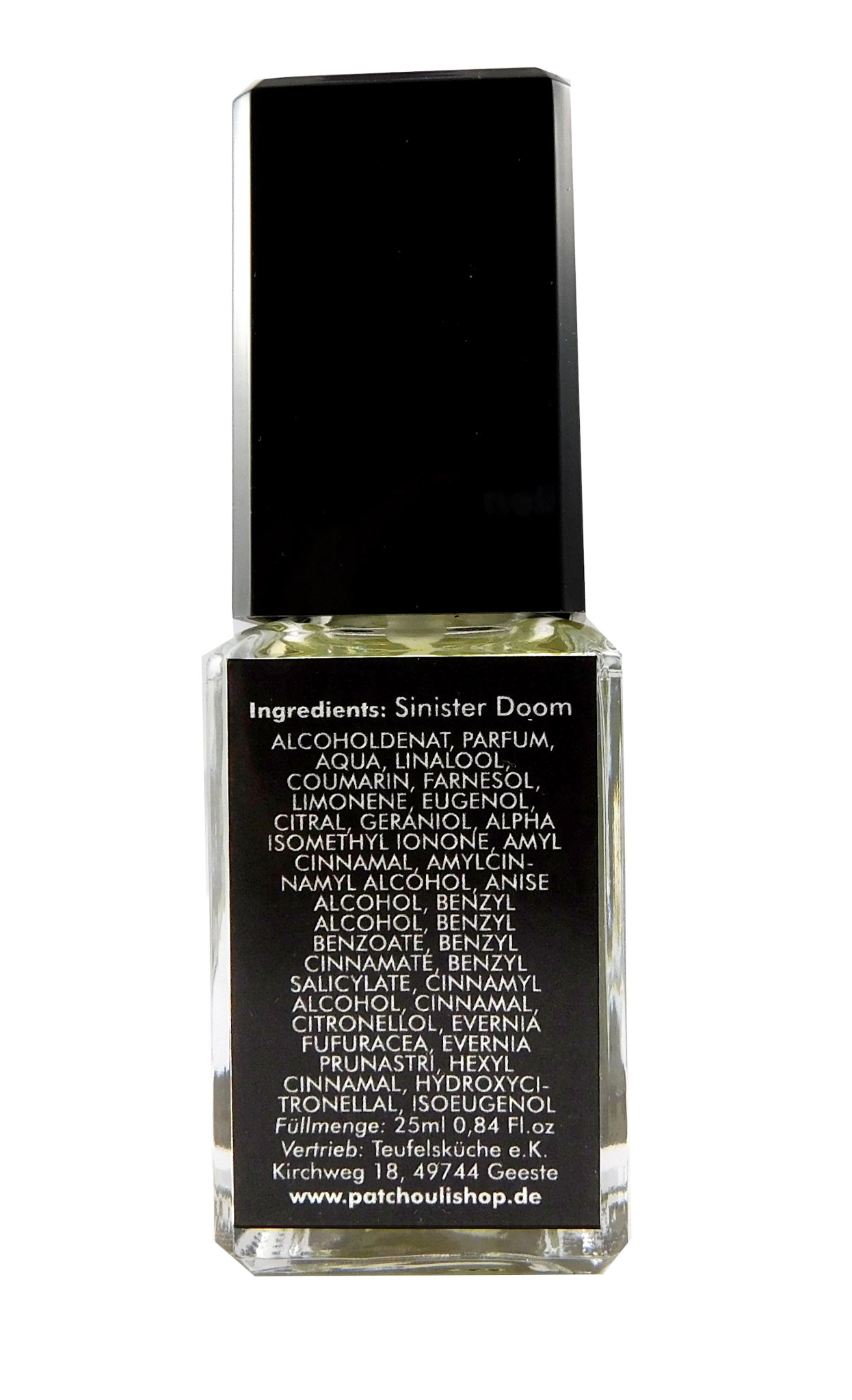 Bild von Sinister Doom, Patchouli rauchig-exotisch, 25ml im Sprühflakon