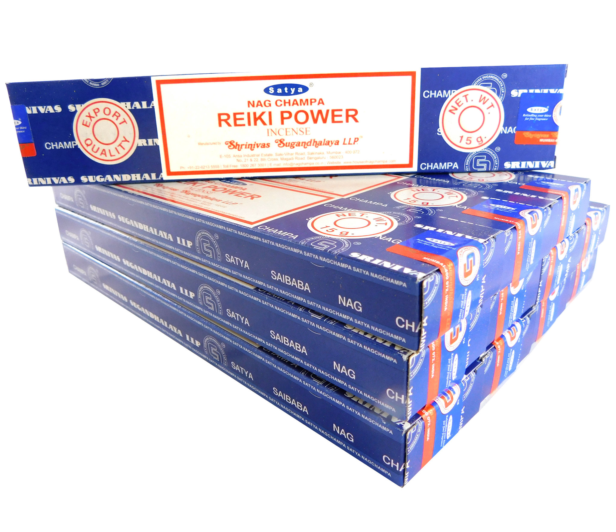Bild von Satya Räucherstäbchen  Reiki Power 12 Packs a 15g