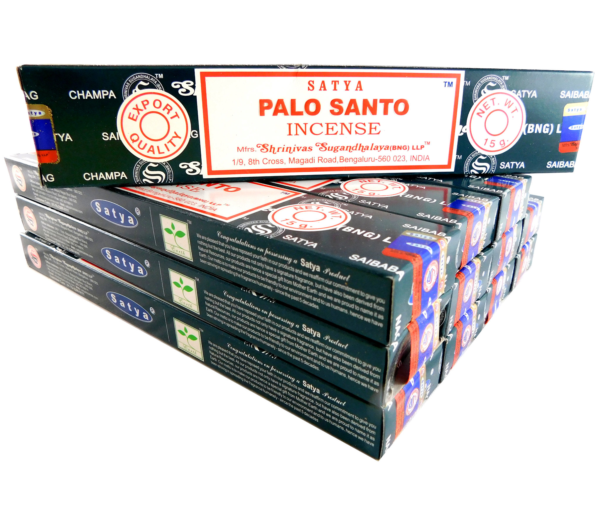 Bild von Satya Räucherstäbchen  Palo Santo 12 Packs a 15g