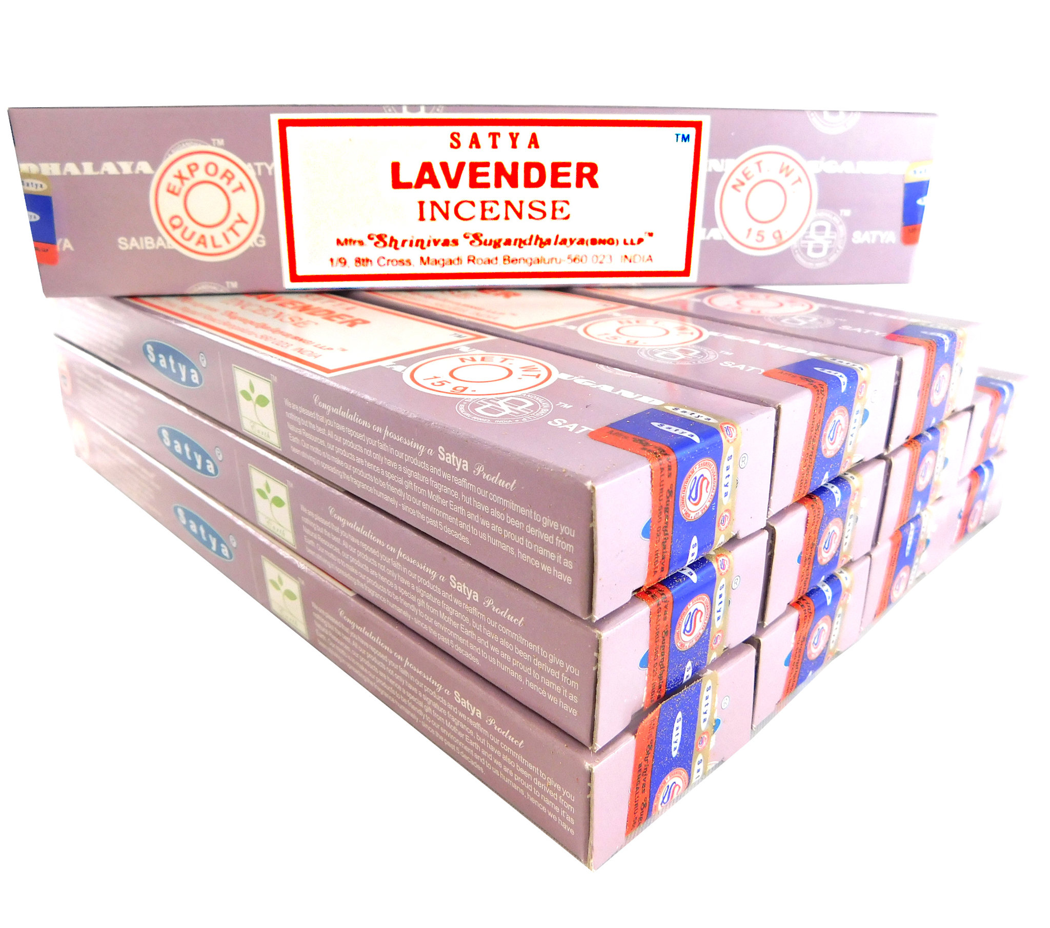 Bild von Satya Räucherstäbchen Lavender 12 Packs a 15g