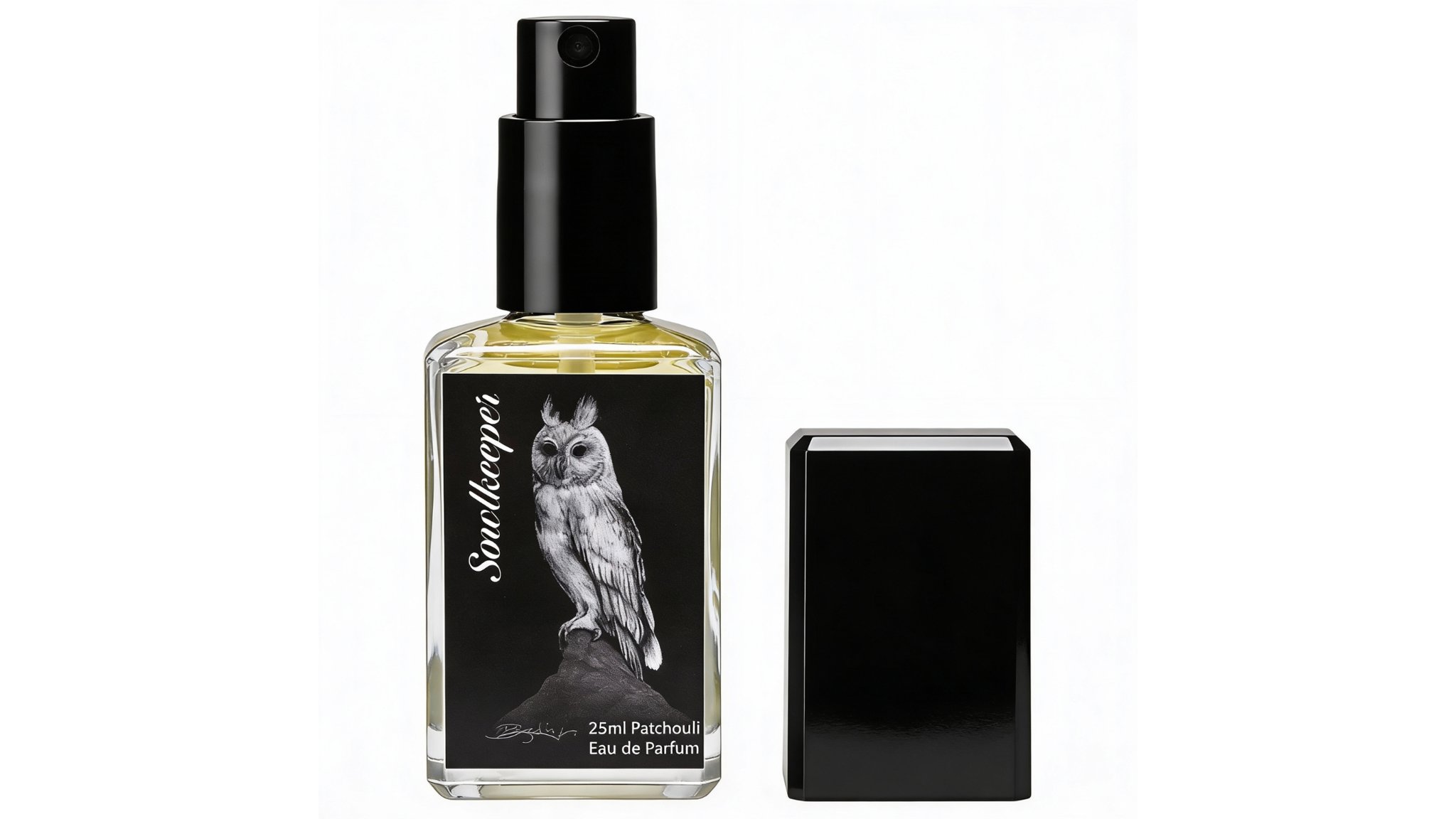 Bild von Sowlkeeper (Owl de Parfum) - Patchouli & cremiges Sandelholz EDP Unisex | Eulen-Parfum