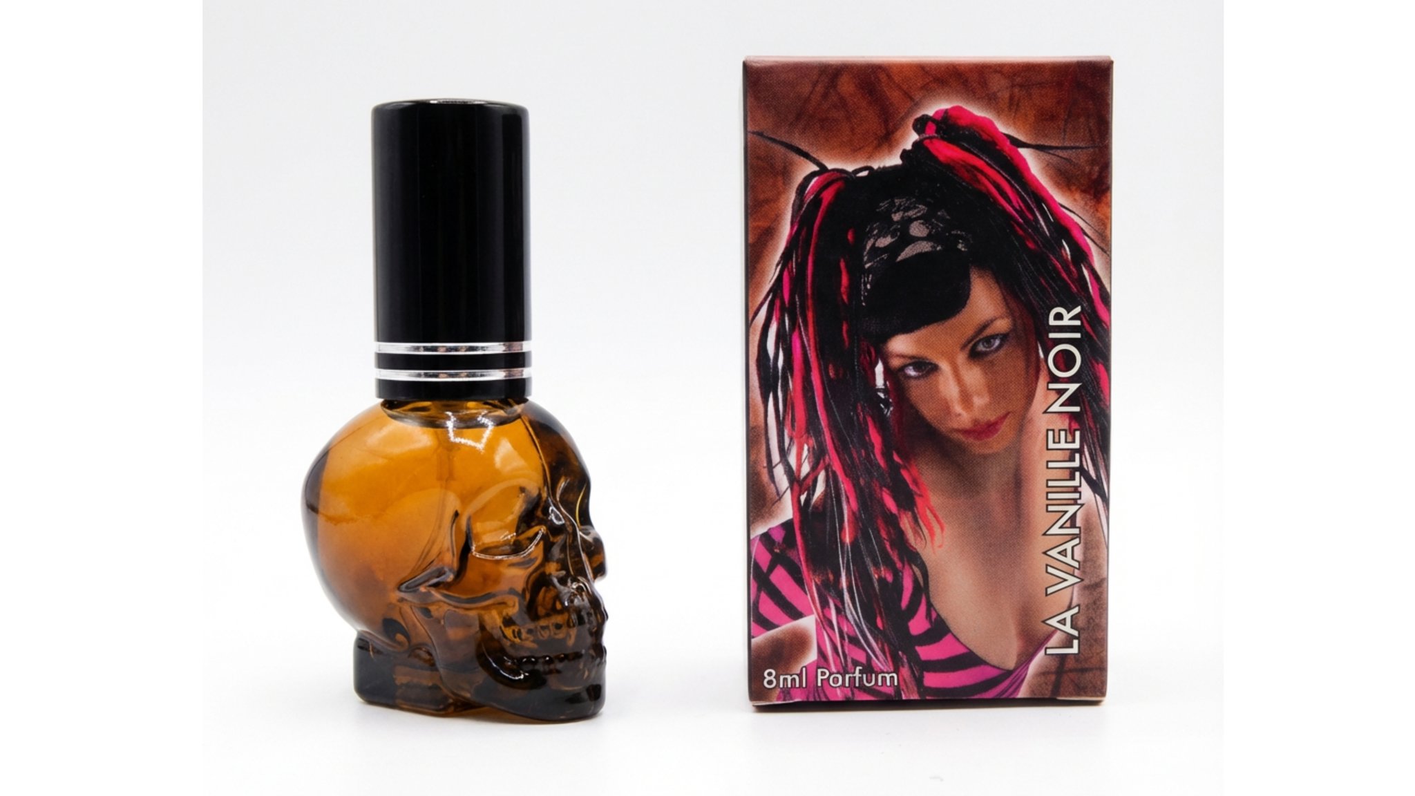 Bild von Patchouli La Vanille Noir - 8 ml Skull Sprühflakon