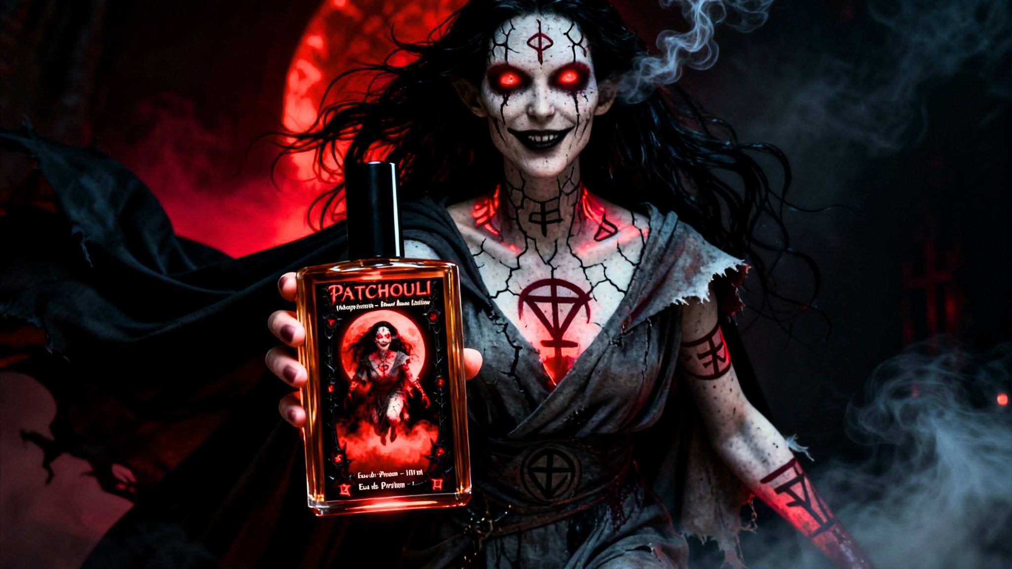 Bild von Patchouli Natur Blood Moon Edition.100 ml · Limitiert auf 666 Flaschen