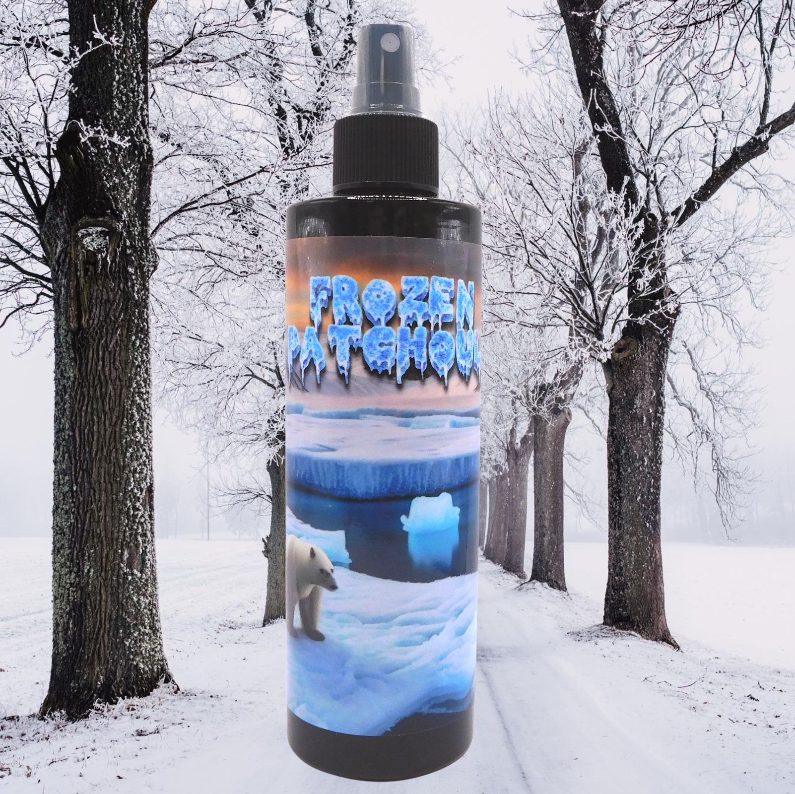 Frozen Gothic Refresh" Set, Kühl - Körperspray mit Patchouli-Duft und Umbra et Imago Fächer, Bild 5