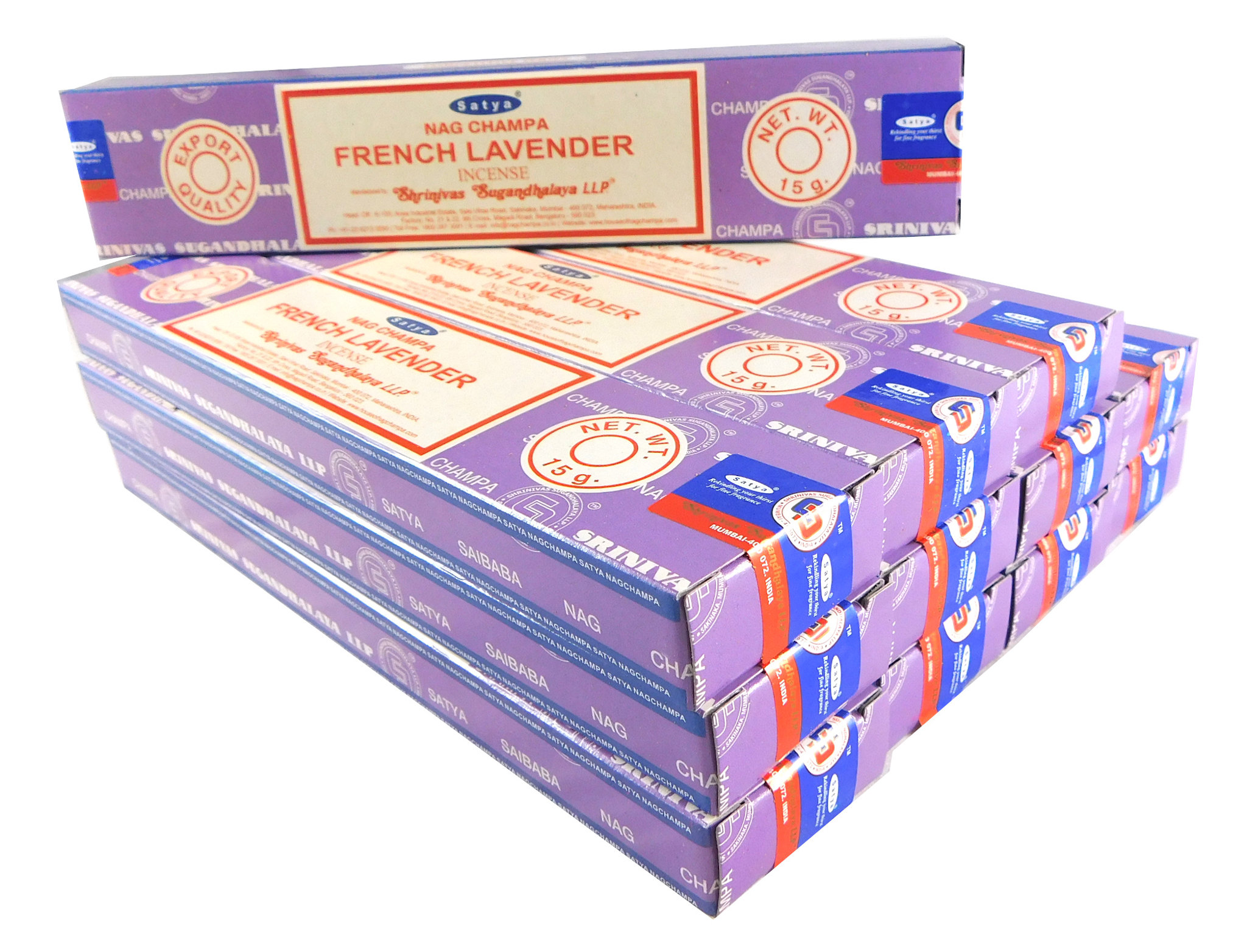 Satya Räucherstäbchen French Lavender 12 Packs a 15g