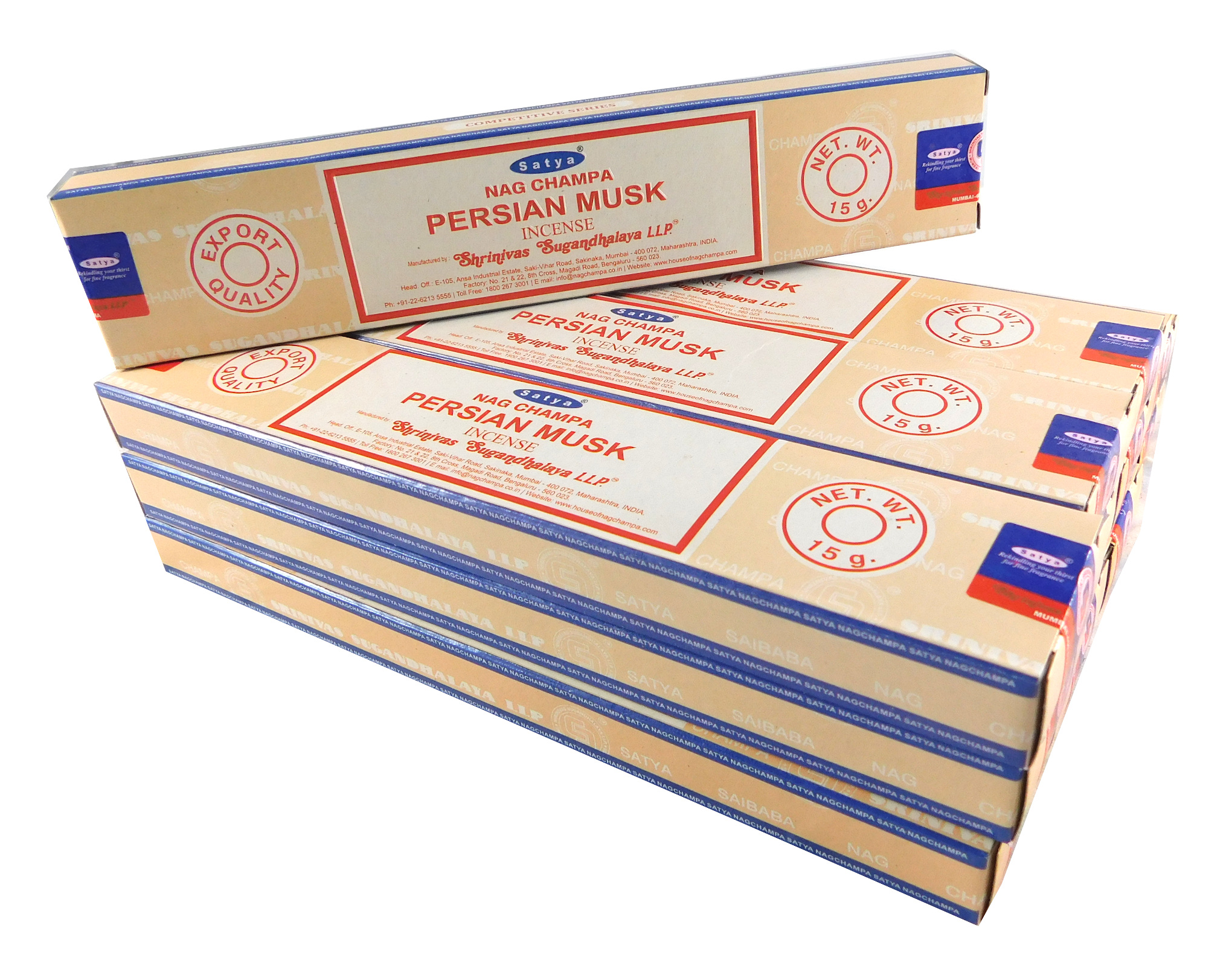Satya Räucherstäbchen Persian Musk 12 Packs a 15g, Bild 2